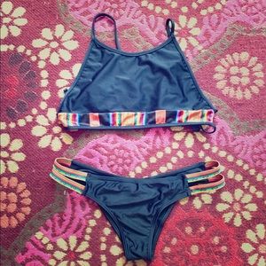 SolKissed-Reversible Halter Bikini Top